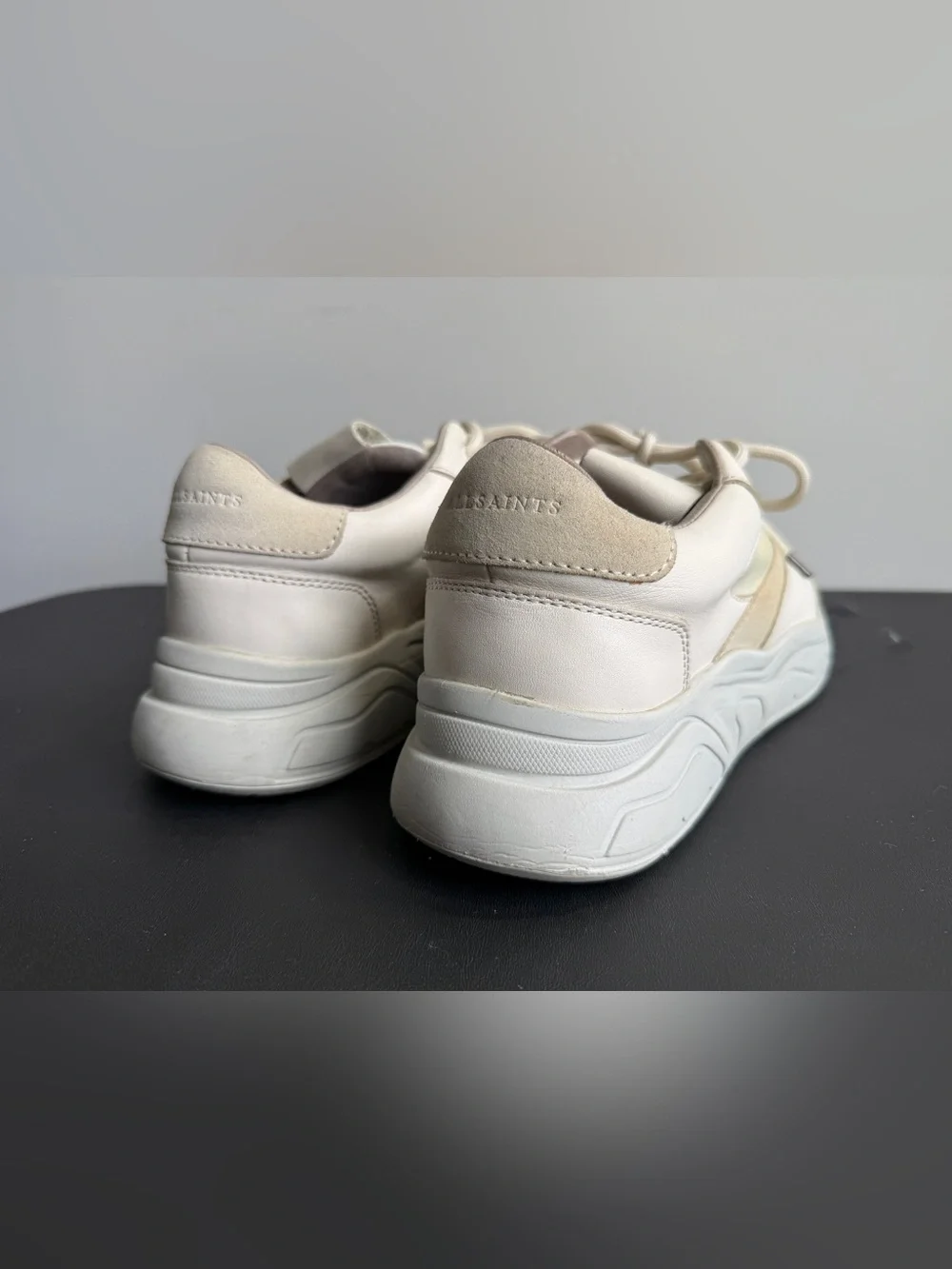 AllSaints VERGE RUNNER Leather Shoe - Picture 7 of 16